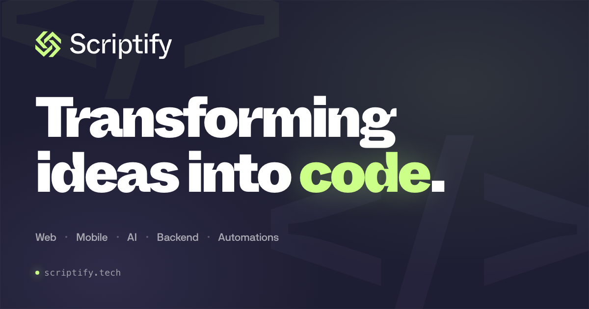 Scriptify | Transforming Ideas into Code | Scriptify